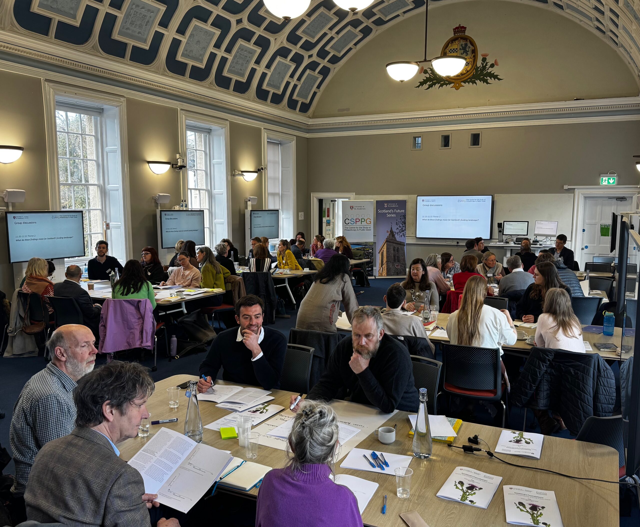 Participants at the launch event in St Andrews